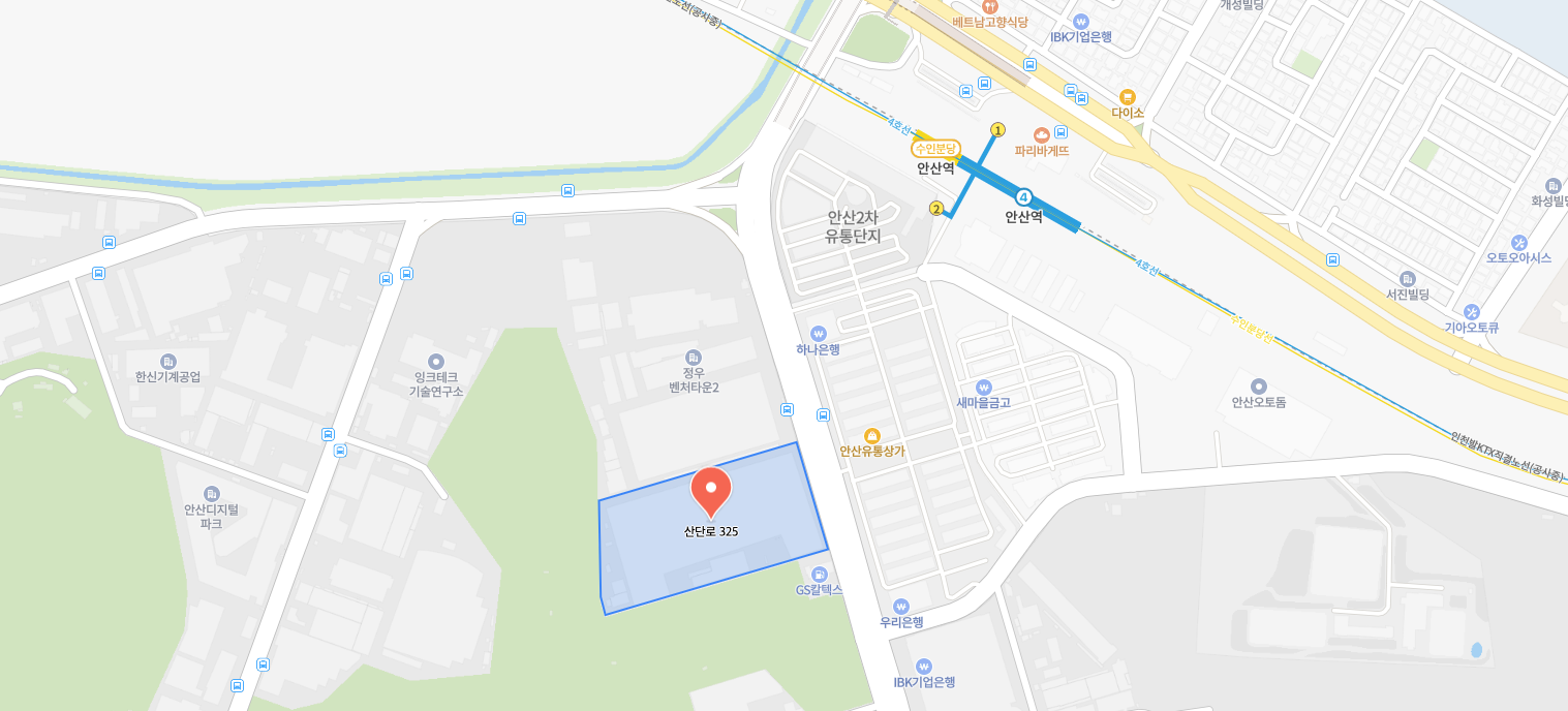 회사 위치 지도